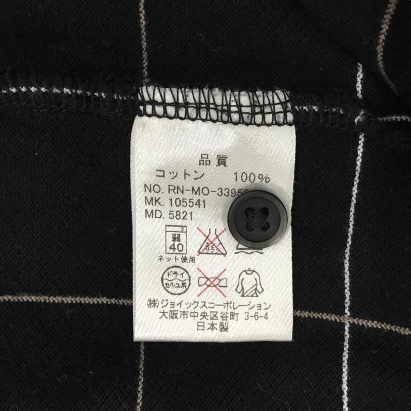 アール・ニューボールド R.NEWBOLD ポロシャツ 半袖 RN-MO-33950 チェック M ワンポイント 黒 / ブラック / メンズ USED 古着 中古 10109274