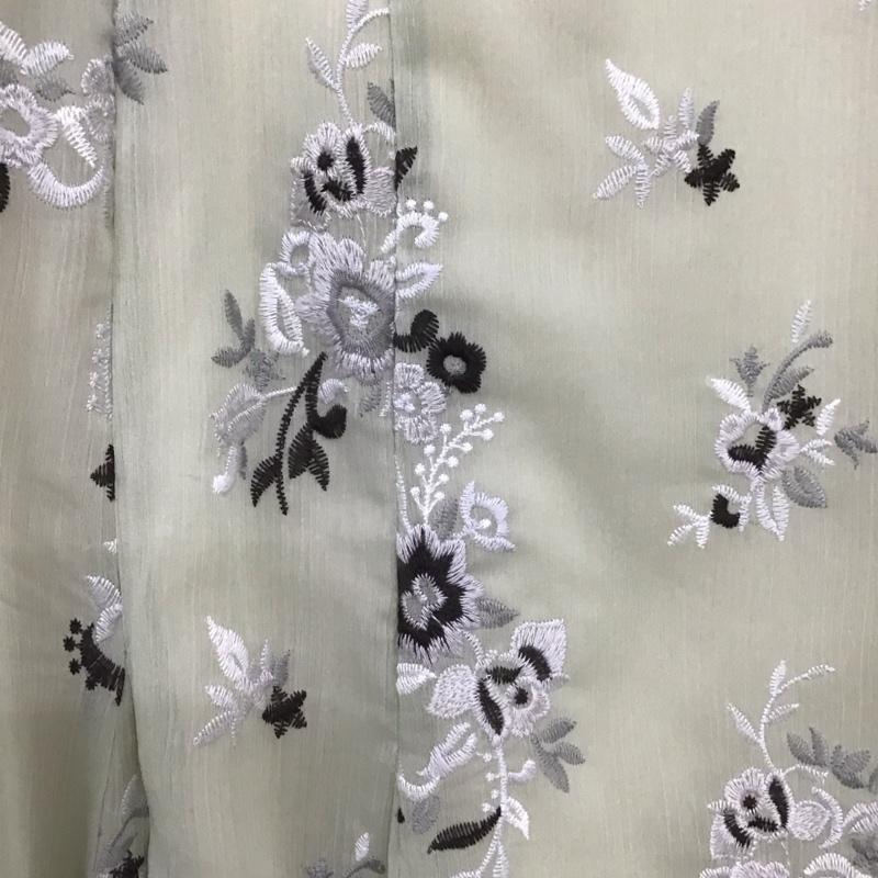 マーキュリーデュオ MERCURYDUO スカート ロングスカート 002050800501 楊柳刺繍イレヘムロングスカート M 刺繍 薄緑 / ライトグリーン /  レディース USED 古着 中古 10132226