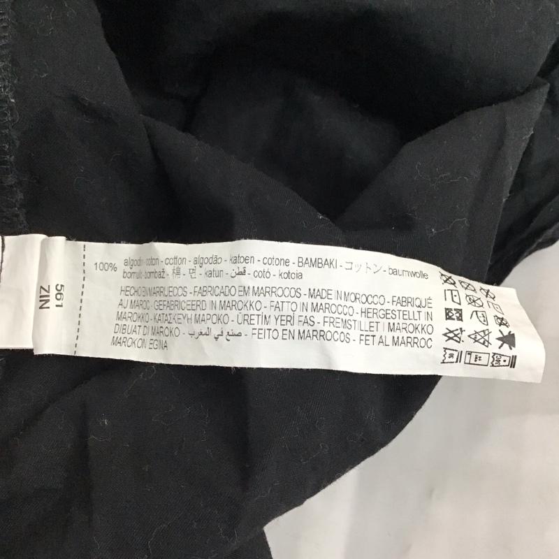 ザラ ZARA ワンピース ロングスカート S 無地 黒 / ブラック / レディース USED 古着 中古 10121417