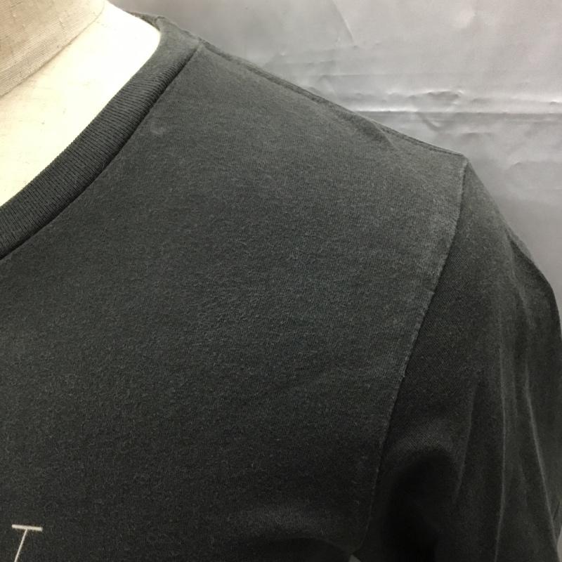 ポールスミスジーンズ Paul Smith JEANS Tシャツ 半袖 半袖カットソー プリントTシャツ クルーネックカットソー M ロゴ、文字 黒 / ブラック / メンズ USED 古着 中古 10106502