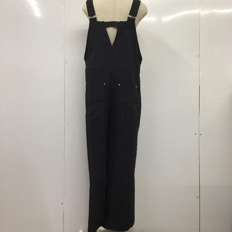 スライ SLY サロペット・オーバーオール サロペット、オーバーオール 030FSY33-3440 WOVEN WORK SALOPETTE 1 無地 黒 / ブラック / レディース USED 古着 中古 10133361