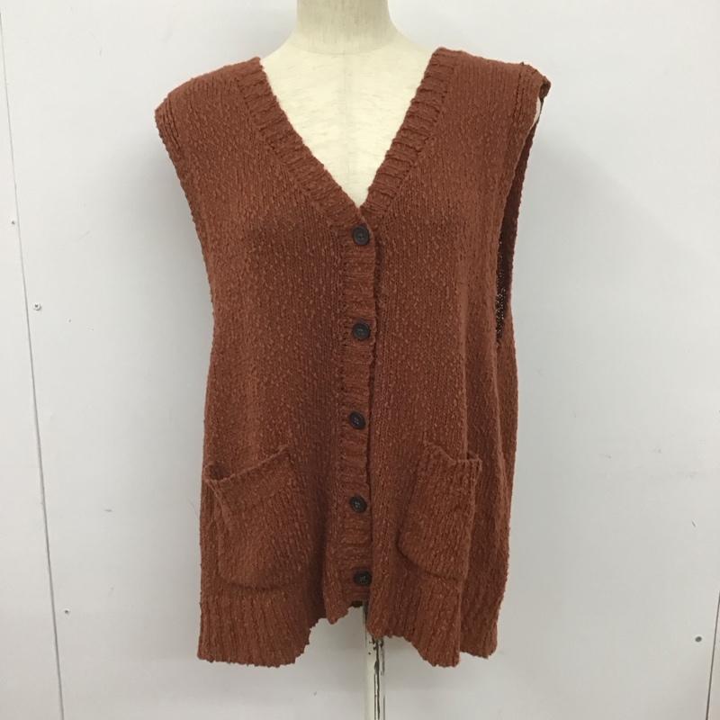 サマンサモスモス Samansa Mos2 ベスト ベスト M 無地 茶 / ブラウン / レディース USED 古着 中古 10128449
