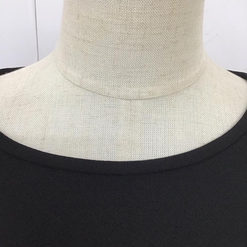 ザラウーマン ZARA WOMAN カットソー 長袖 8171 709 800 フレアスリーブ XS 無地 黒 / ブラック /  レディース USED 古着 中古 10113474