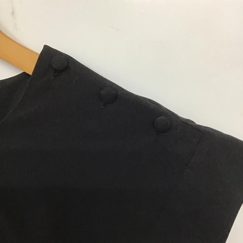 ザラ ZARA ワンピース ロングスカート 4387 826 800 ノースリーブ M 無地 黒 / ブラック / レディース USED 古着 中古 10138660