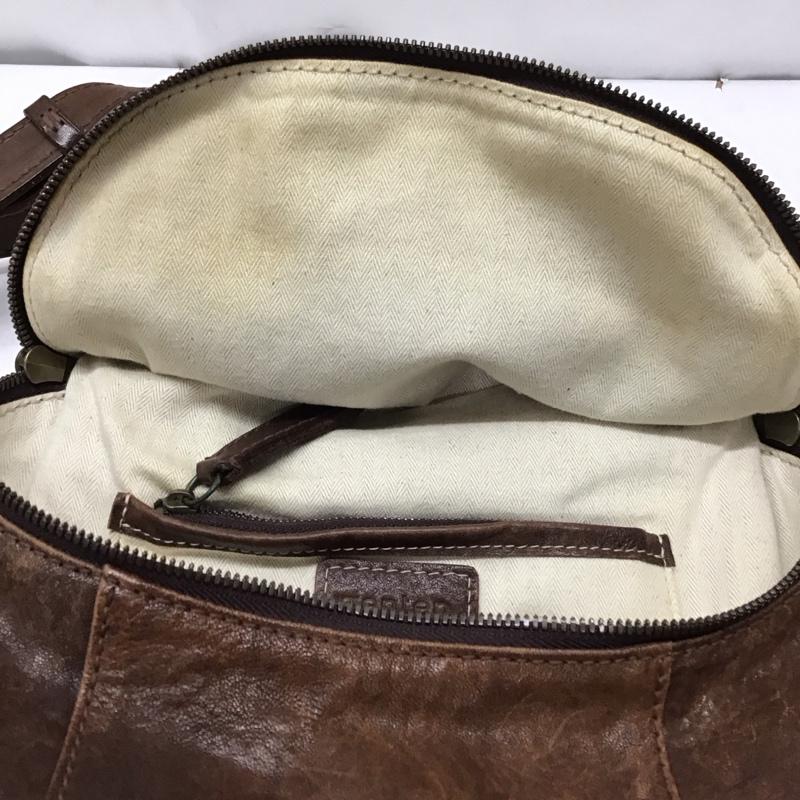 ゲンテン genten ショルダーバッグ ショルダーバッグ レザー 無地 茶 / ブラウン / レディース USED 古着 中古 10115446