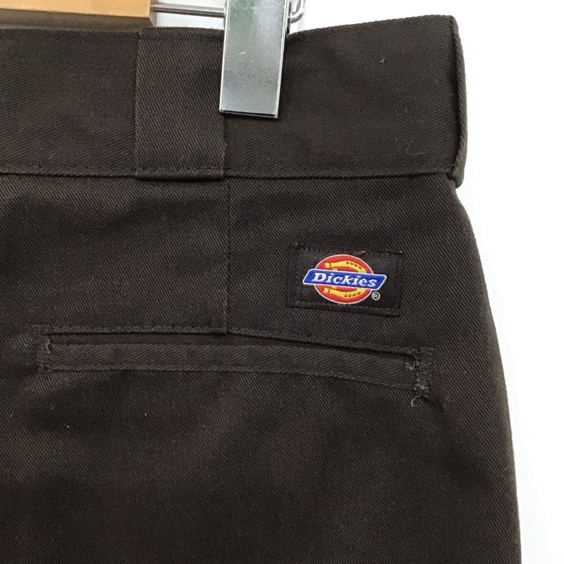 ディッキーズ Dickies パンツ チノパン チノパン ワイドパンツ カジュアルパンツ 32インチ 無地 茶 / ブラウン /  メンズ USED 古着 中古 10126113
