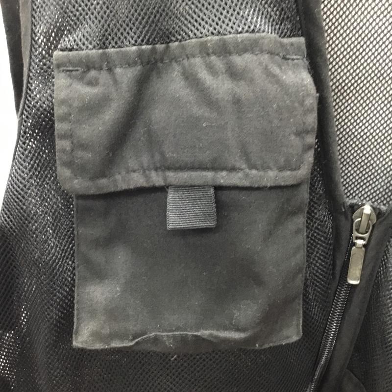 古着 USED ベスト ベスト Funnele mountain メッシュ フィッシングベスト LL 無地 黒 / ブラック / メンズ USED 古着 中古 10117802