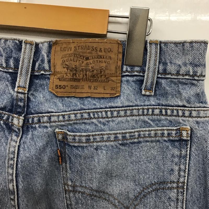リーバイストラウスアンドコー Levi Strauss & co. パンツ デニム、ジーンズ デニムパンツ ワイドパンツ カジュアルパンツ 550 32インチ 無地 インディゴ / インディゴ / メンズ USED 古着 中古 10130513