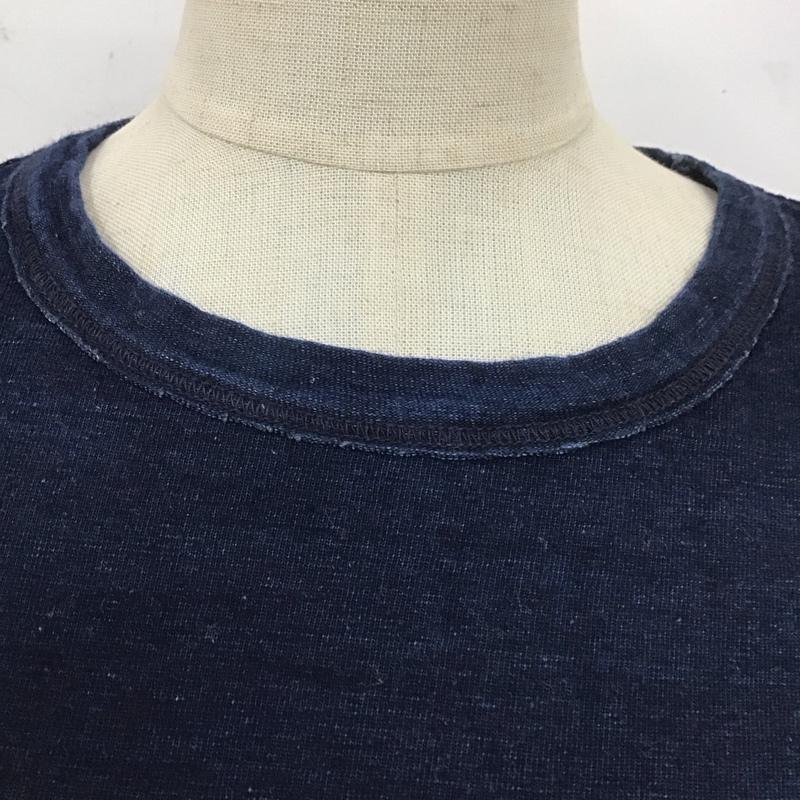 フォーティーファイブアールピーエム 45RPM Tシャツ 半袖 うさぎ クルーネック 1 ワンポイント インディゴ / インディゴ / レディース USED 古着 中古 10112627