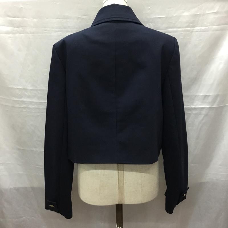 ザラ ZARA ジャケット、上着 ジャケット、ブレザー ジャケット カジュアルジャケット カラージャケット L 無地 紺 / ネイビー / レディース USED 古着 中古 10115799