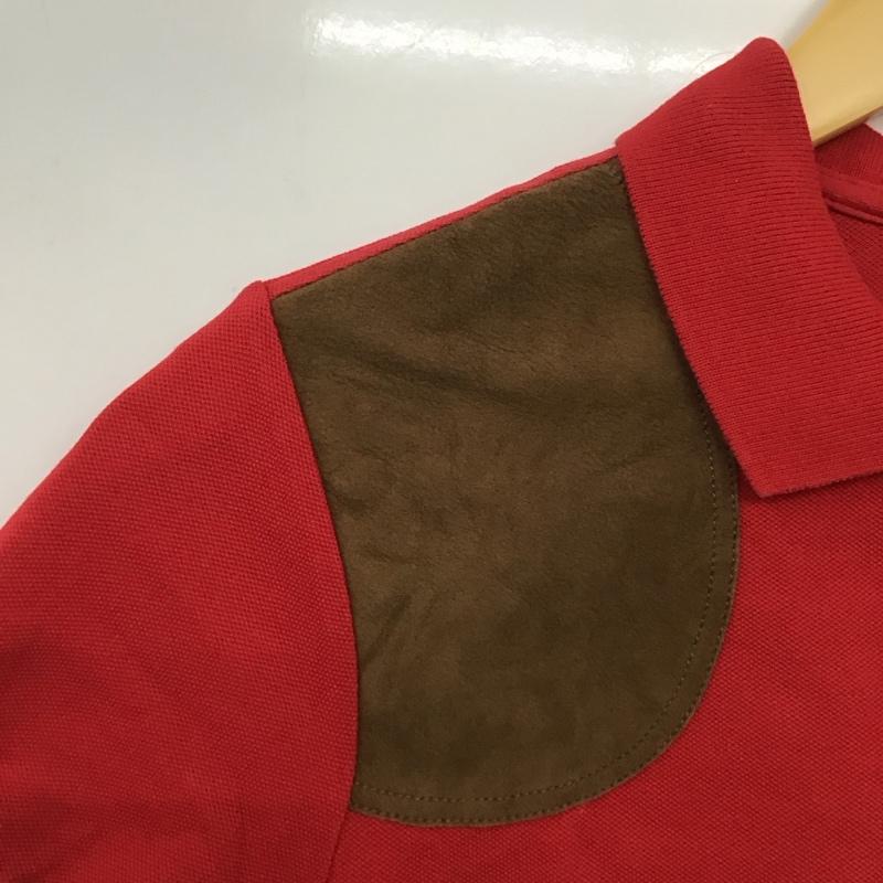 ポロラルフローレン POLO RALPH LAUREN ポロシャツ 半袖 半袖ポロシャツ カラーシャツ 半袖カットソー M ロゴ、文字 赤 / レッド / レディース USED 古着 中古 10136457