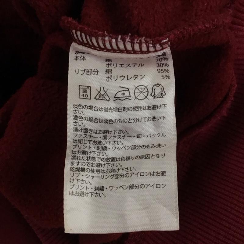 アディダスオリジナルス adidas originals パーカー 長袖 ax6983 長袖パーカー スウェット スポーツウェア L ロゴ、文字 えんじ / ワインレッド / メンズ USED 古着 中古 10129268