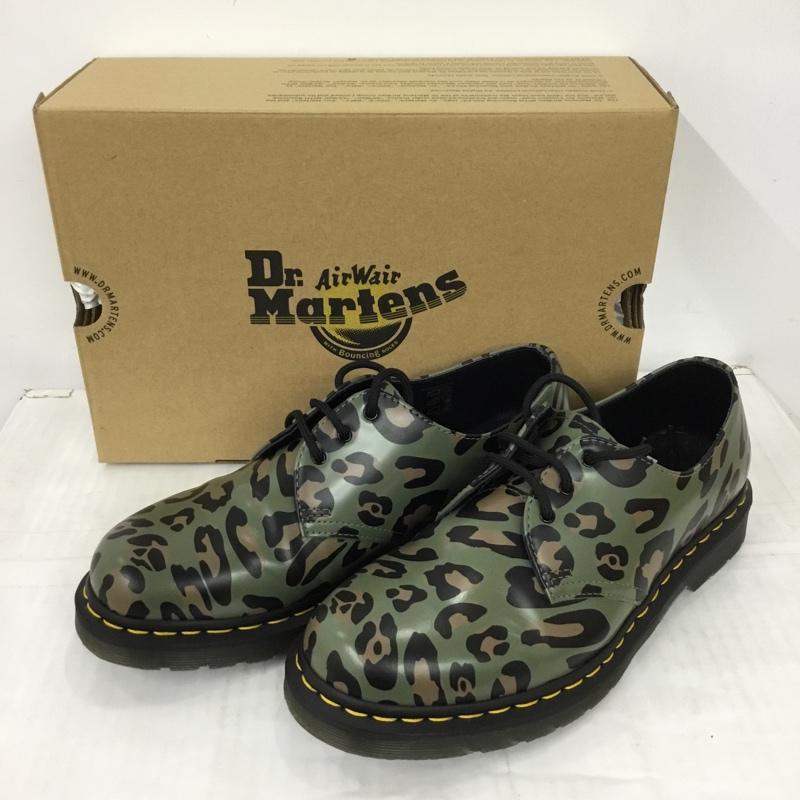 ドクターマーチン Dr.Martens カジュアルシューズ カジュアルシューズ 27686384 Distorted Leopard Smooth 3ホール UK8 箱有 US:9 ヒョウ柄・レオパード柄 黒 / ブラック / X ベージュ / ベージュ / X カーキ / カーキ / メンズ USED 古着 中古 10109892