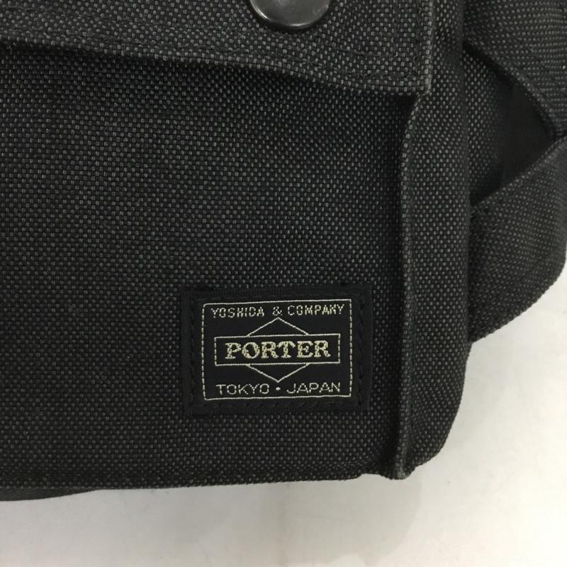 ポーター PORTER ウエストバッグ ウエストバッグ SMOKY スモーキー ボディバッグ ロゴ、文字 黒 / ブラック / メンズ USED 古着 中古 10131245