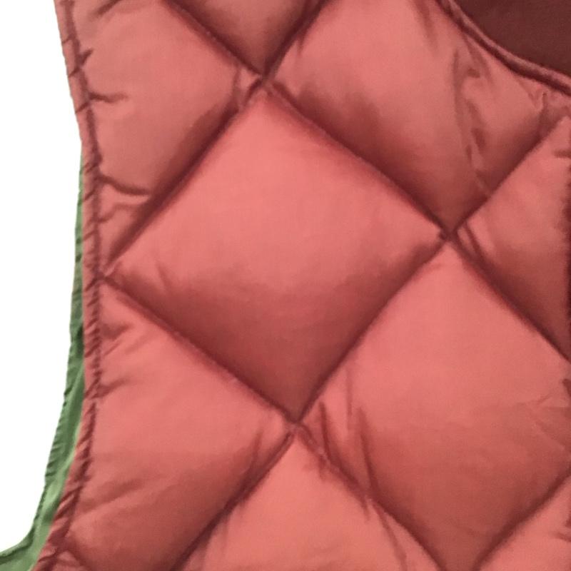 トミーヒルフィガー TOMMY HILFIGER ベスト ベスト ジップアップベスト ノースリーブ ダウンベスト 90s M 無地 えんじ / ワインレッド / メンズ USED 古着 中古 10129233