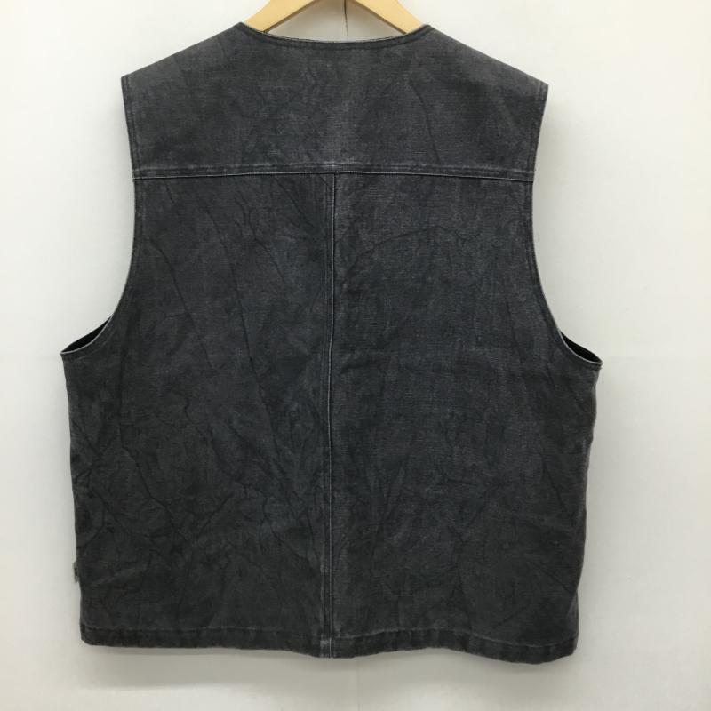 ハフ HUF ベスト ベスト M ロゴ、文字 灰 / グレー / メンズ USED 古着 中古 10139268
