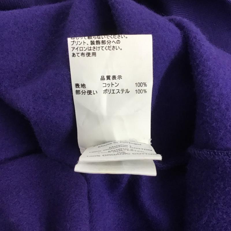 バリー BALLY パーカー 長袖 長袖パーカー プルオーバーパーカー スウェット 42 ロゴ、文字 紫 / パープル / メンズ USED 古着 中古 10146544