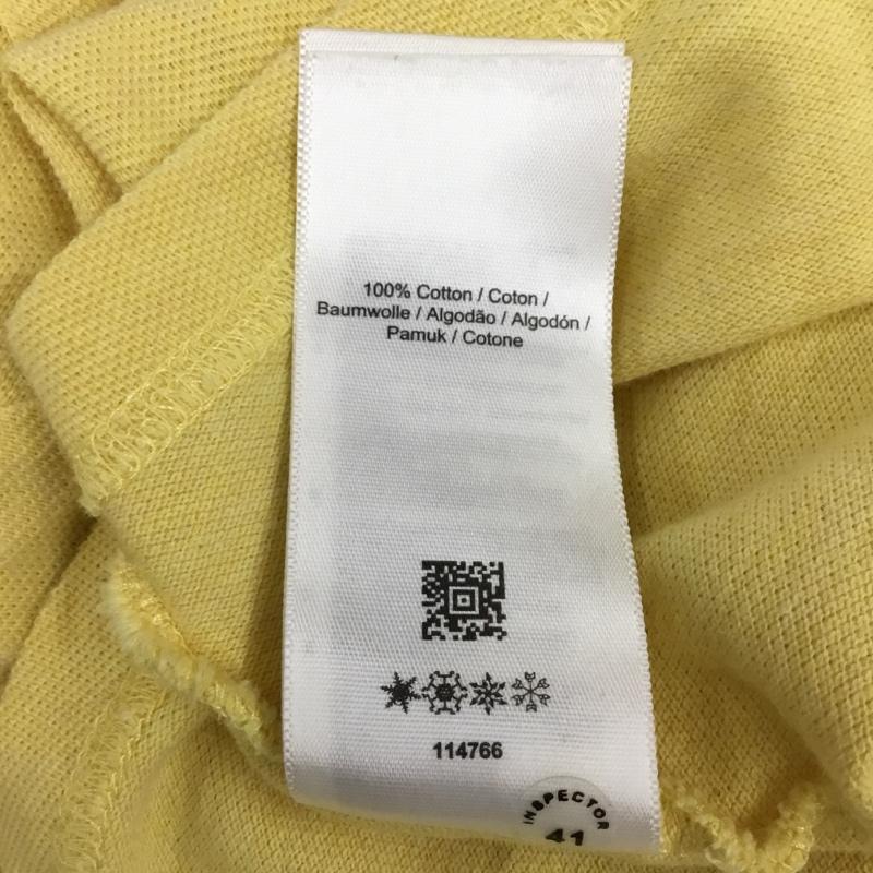 フレッドペリー FRED PERRY ポロシャツ 半袖 半袖ポロシャツ カラーシャツ 半袖カットソー S ロゴ、文字 黄 / イエロー / メンズ USED 古着 中古 10109282
