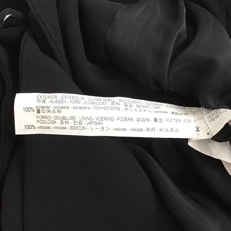 ザラウーマン ZARA WOMAN ジャケット、上着 ジャケット、ブレザー カジュアルジャケット アウター カラージャケット ウエスト切り替え XS 無地 黒 / ブラック / レディース USED 古着 中古 10133017