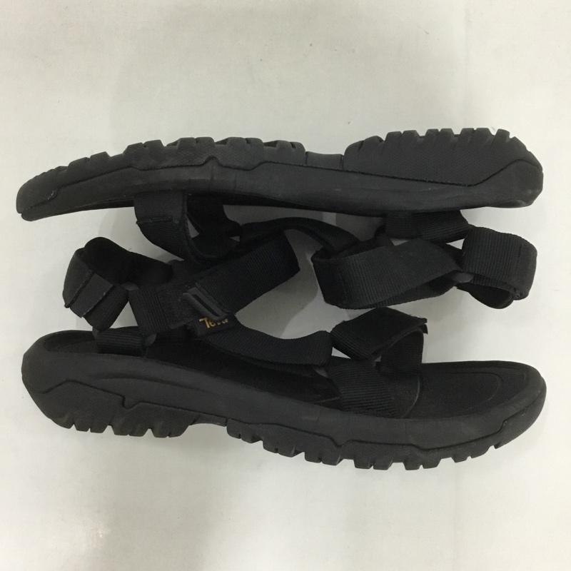 テバ Teva サンダル サンダル 1019235 HURRICANE XLT2 24cm 24.0cm ロゴ、文字 黒 / ブラック / レディース USED 古着 中古 10124367
