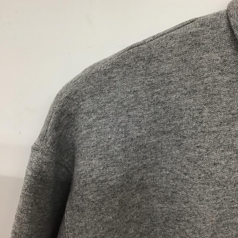 古着 USED トレーナー 長袖 長袖トレーナー スウェット ジップアップネック プルオーバー M ロゴ、文字 灰 / グレー / メンズ USED 古着 中古 10133077