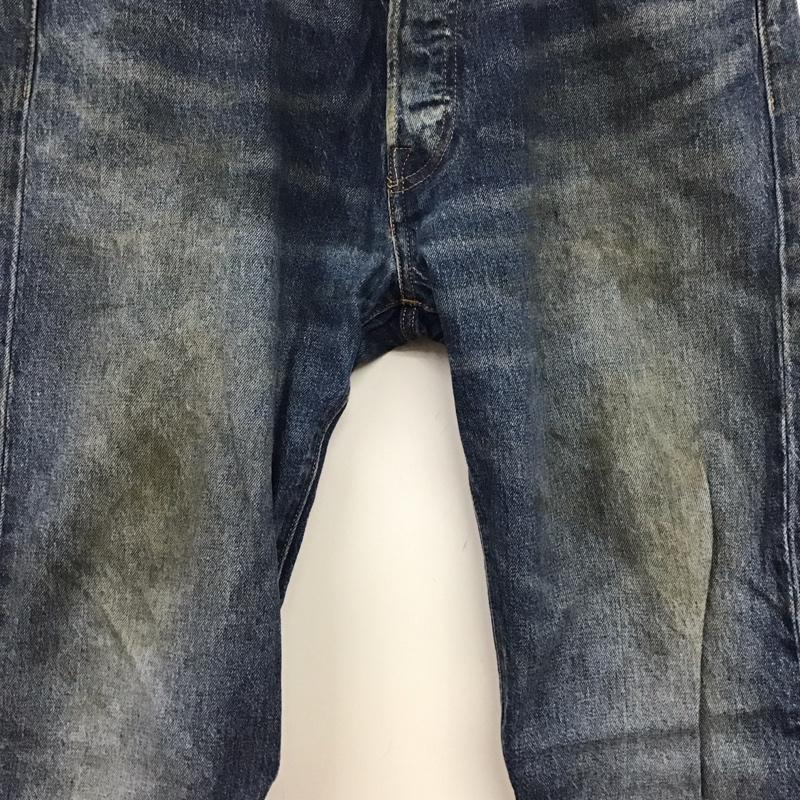 リーバイストラウスアンドコー Levi Strauss & co. パンツ デニム、ジーンズ デニムパンツ ストレートパンツ ワイドパンツ カジュアルパンツ 32インチ 無地 インディゴ / インディゴ /  メンズ USED 古着 中古 10124723