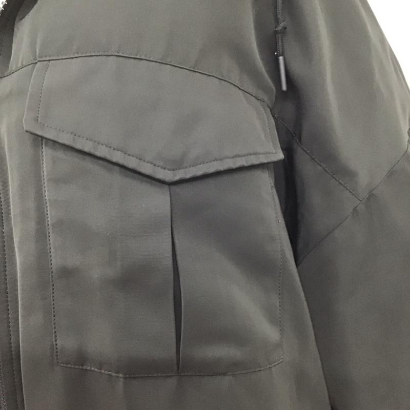 ユニクロ UNIQLO ジャケット、上着 ダウンジャケット 211-443185 ハイブリッドダウンオーバーサイズパーカ S 無地 黒 / ブラック / レディース USED 古着 中古 10120540
