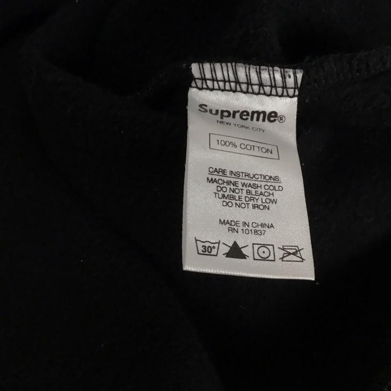 シュプリーム Supreme パーカー 長袖 18AW StuddedHoodedSweatshirt プルオーバーパーカー L ロゴ、文字 黒 / ブラック / メンズ USED 古着 中古 10147555