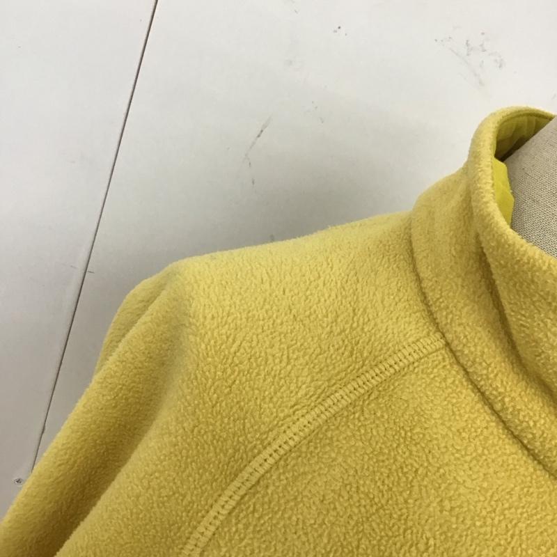 モンベル mont-bell ジャケット、上着 ジャケット、ブレザー 1106592 クリマプラス100ジャケット フリース L ロゴ、文字 黄 / イエロー / レディース USED 古着 中古 10119395