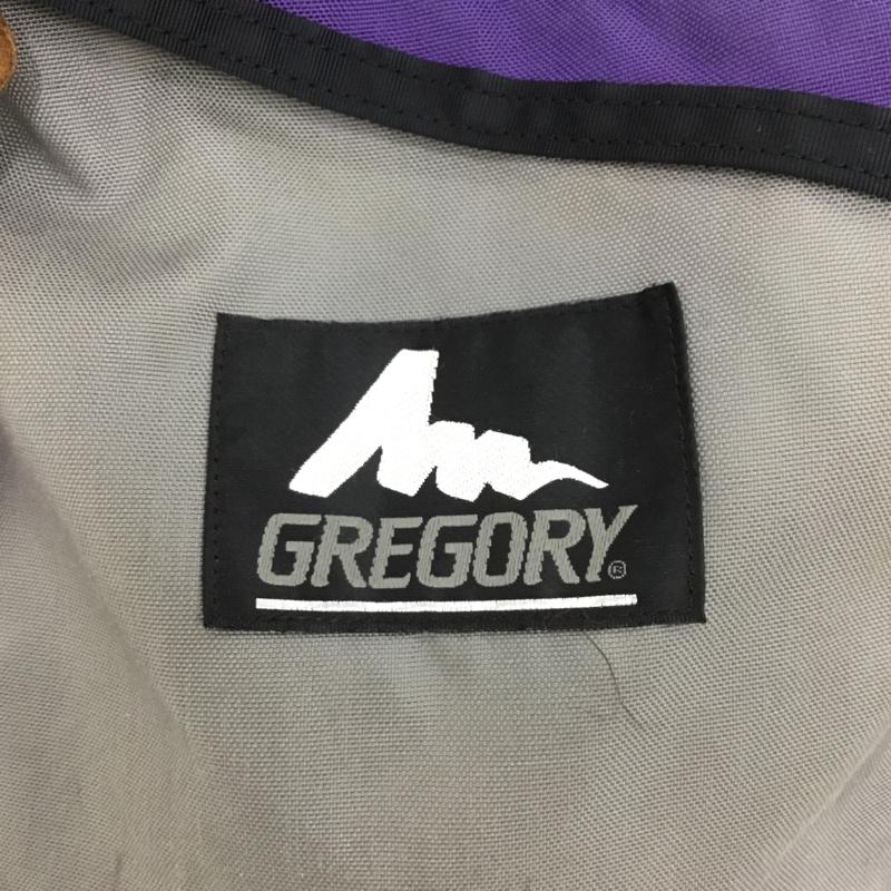 グレゴリー GREGORY リュックサック、デイパック リュックサック、デイバッグ USA製 旧タグ ロゴ、文字 灰 / グレー / X 黒 / ブラック / X 紫 / パープル / メンズ USED 古着 中古 10136401