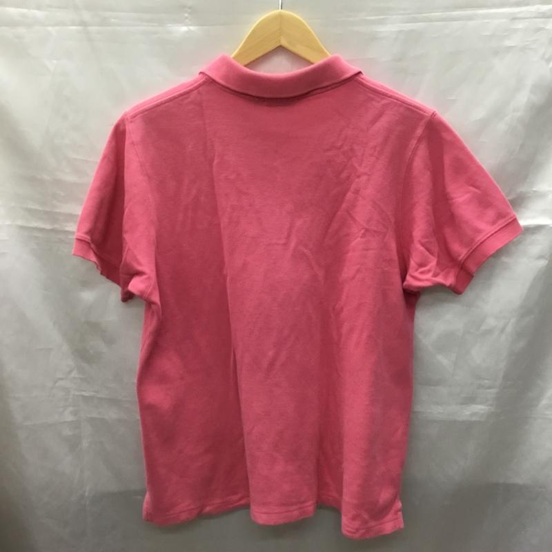 エルエルビーン L.L.Bean ポロシャツ 半袖 無地 桃 / ピンク / レディース USED 古着 中古 10116110