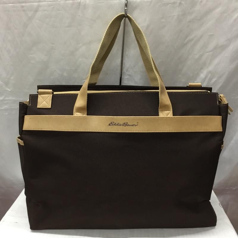 エディーバウアー Eddie Bauer トートバッグ トートバッグ ショルダー 2way ロゴ、文字 茶 / ブラウン / X ベージュ / ベージュ / メンズ USED 古着 中古 10115053