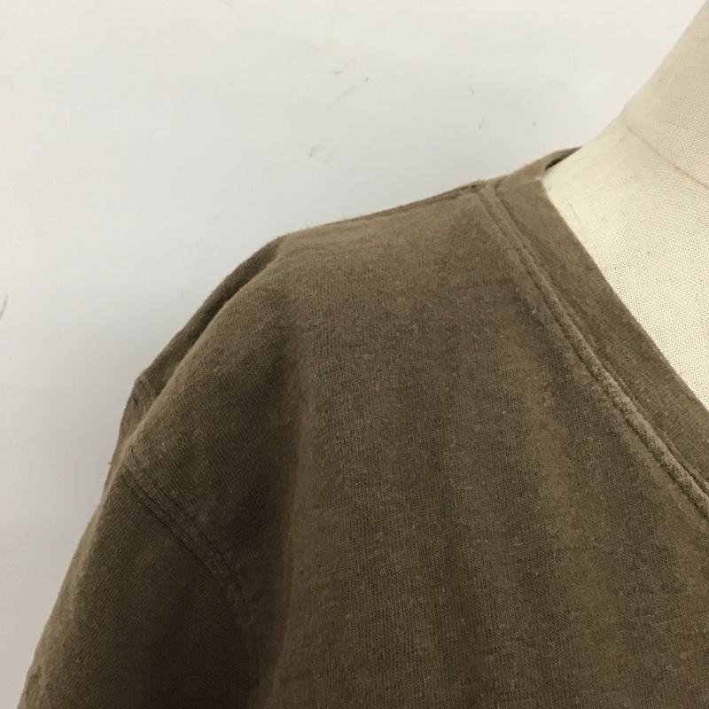 フォーティーファイブアールピーエム 45RPM Tシャツ 半袖 R845K クルーネック ロゴ、文字 茶 / ブラウン / レディース USED 古着 中古 10112343