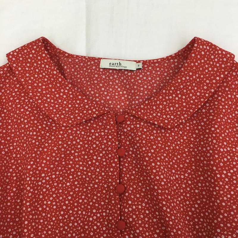 アースミュージックアンドエコロジー earth music&ecology ワンピース ロングスカート S 花柄 赤 / レッド / レディース USED 古着 中古 10134142