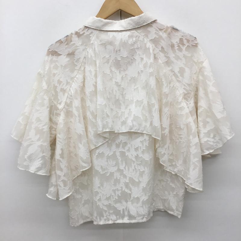 マジェスティックレゴン MAJESTIC LEGON シャツ、ブラウス 半袖 M 花柄 オフホワイト / オフホワイト / レディース USED 古着 中古 10137596