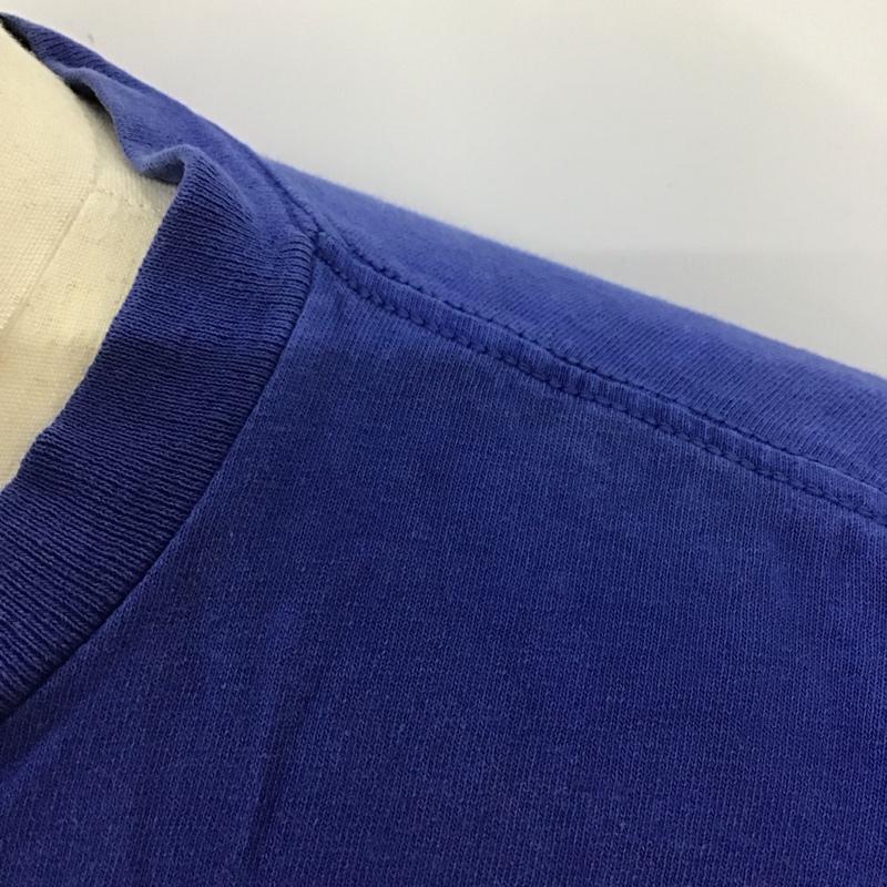 ステューシー STUSSY Tシャツ 半袖 半袖カットソー プリントTシャツ クルーネックカットソー 00s 紺タグ M ロゴ、文字 青 / ブルー /  メンズ USED 古着 中古 10112091
