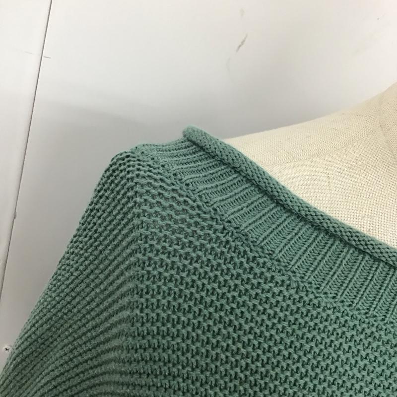 ローリーズファーム LOWRYS FARM ニット、セーター 長袖 FREE 無地 緑 / グリーン / レディース USED 古着 中古 10123592