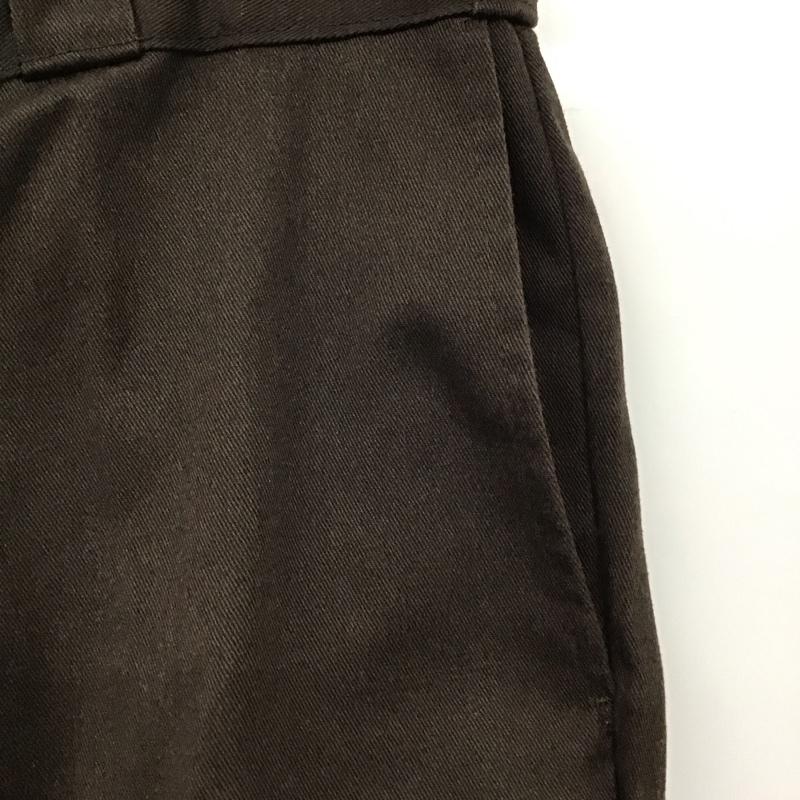 ディッキーズ Dickies パンツ ワークパンツ、ペインターパンツ ワークパンツ ワイドパンツ カジュアルパンツ 34 ロゴ、文字 茶 / ブラウン /  メンズ USED 古着 中古 10122790