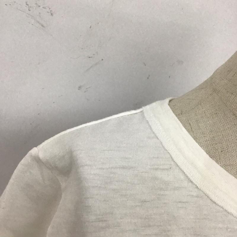 フォーティーファイブアールピーエム 45RPM Tシャツ 半袖 クルーネック コットン 1 プリント 白 / ホワイト / レディース USED 古着 中古 10112625