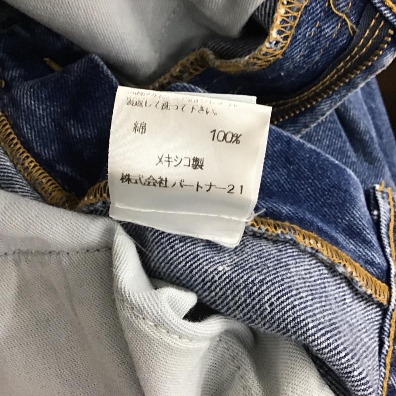 ポロジーンズカンパニー POLO JEANS COMPANY パンツ デニム、ジーンズ デニムパンツ ストレートパンツ ワイドパンツ カジュアルパンツ 34 無地 インディゴ / インディゴ / メンズ USED 古着 中古 10114664