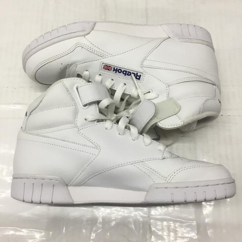 リーボック Reebok スニーカー スニーカー 3477 EX-O-FIT HI 24.5cm 24.5cm ロゴ、文字 白 / ホワイト / レディース USED 古着 中古 10121482