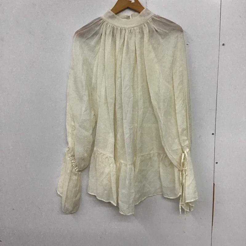 メゾンスペシャル MAISON SPECIAL シャツ、ブラウス 長袖 FREE 無地 白 / ホワイト / レディース USED 古着 中古 10137725