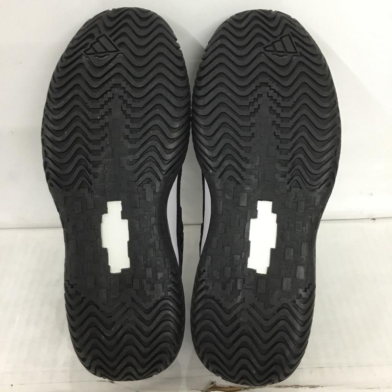 アディダス adidas スニーカー スニーカー ID1498 テニスシューズ 25.5cm 25.5cm ロゴ、文字 黒 / ブラック / X 白 / ホワイト / メンズ USED 古着 中古 10123461