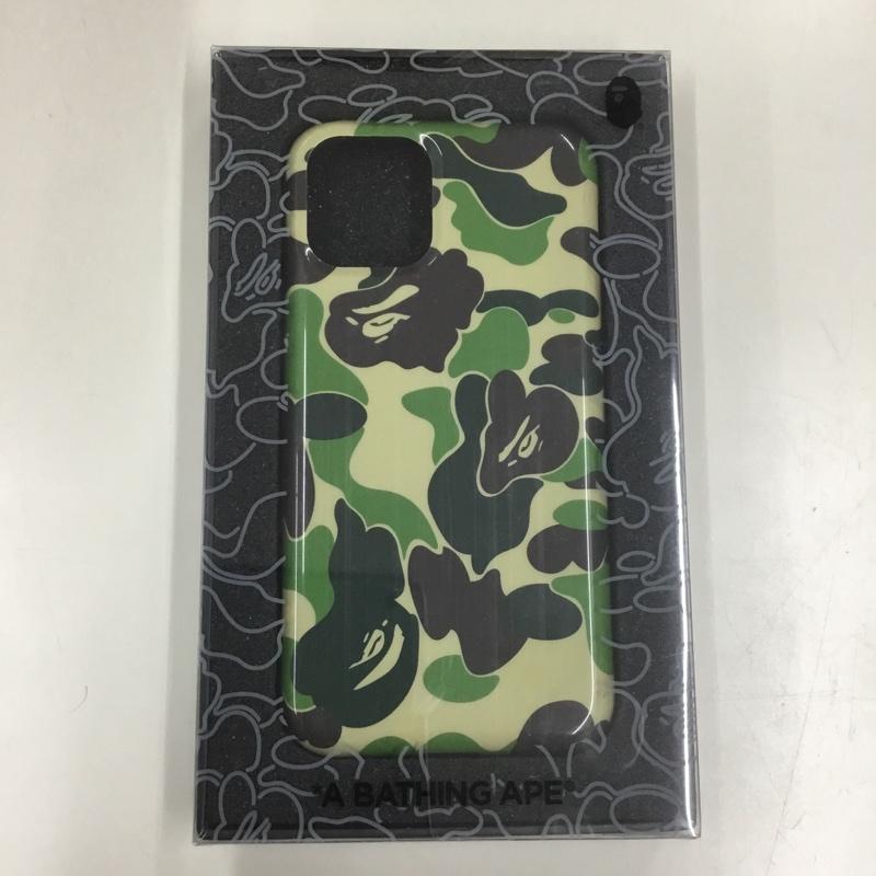 アベイシングエイプ A BATHING APE ファッション小物 ファッション小物 ABC CAMO スマホケース iphone ケース カモフラージュ柄・迷彩 緑 / グリーン / メンズ USED 古着 中古 10113828