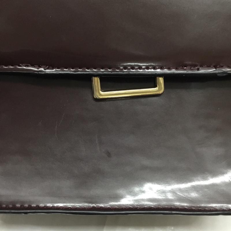 ザラ ZARA ハンドバッグ ハンドバッグ ショルダー 2way ミニバッグ 無地 ボルドー / ボルドー / レディース USED 古着 中古 10118311