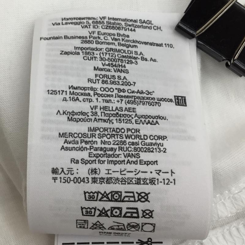 バンズ VANS Tシャツ 半袖 VN0A5E81WHT1 XL ロゴ、文字 白 / ホワイト / メンズ USED 古着 中古 10134790