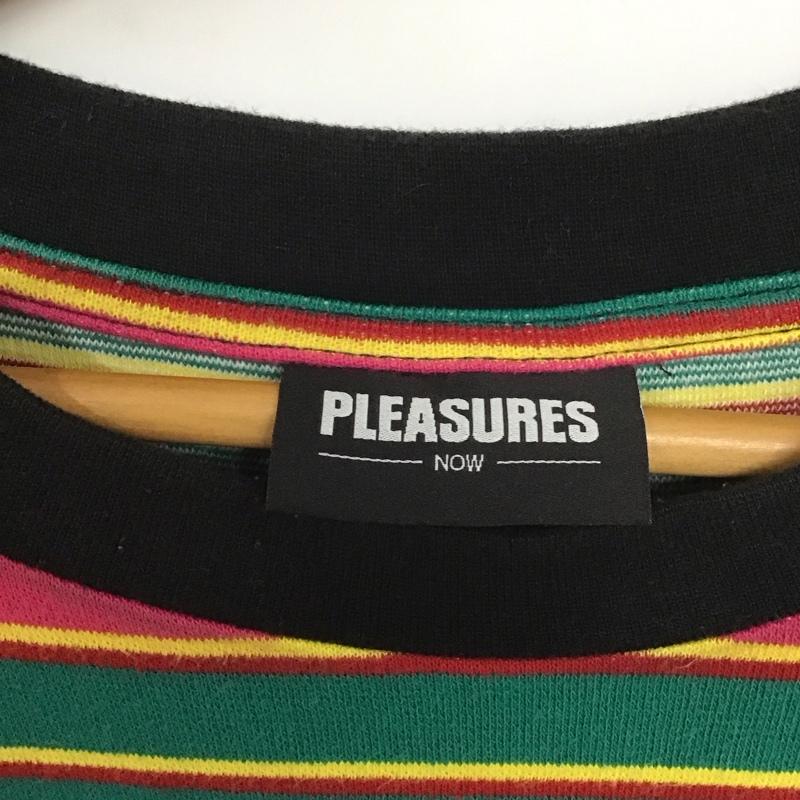 プレジャー PLEASURES Tシャツ 半袖 半袖カットソー プリントTシャツ クルーネックカットソー L ロゴ、文字 マルチカラー / マルチカラー / メンズ USED 古着 中古 10138211