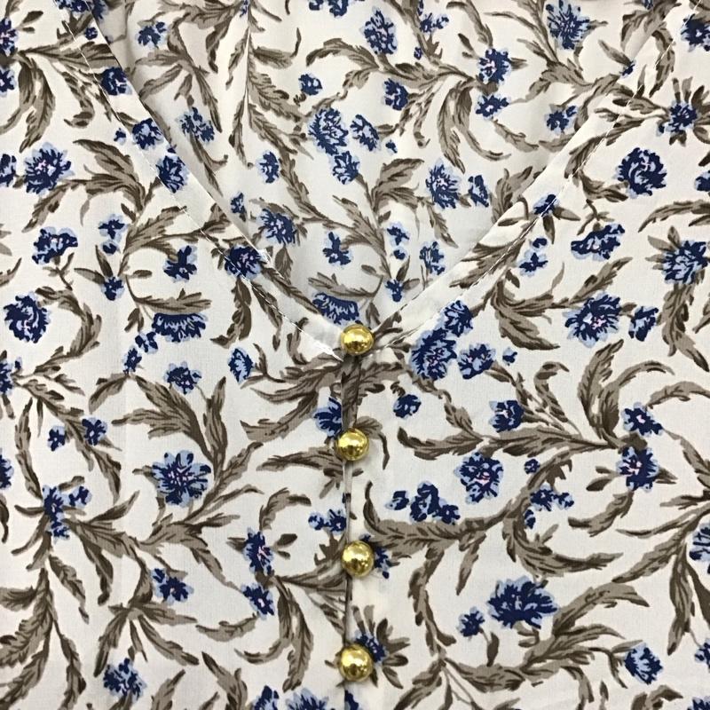 チャオパニック CIAOPANIC ワンピース ロングスカート 半袖 Vネック FREE 花柄 マルチカラー / マルチカラー / レディース USED 古着 中古 10130435