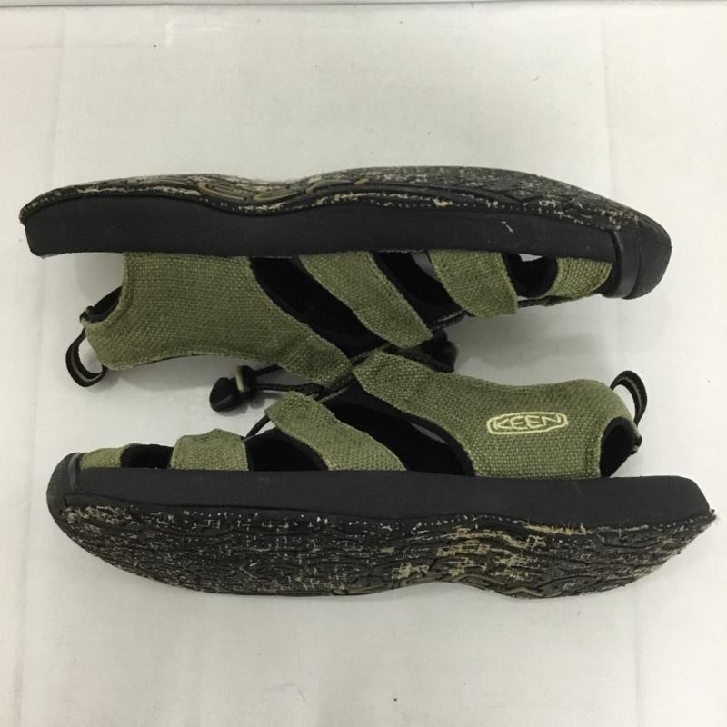 キーン KEEN アウトドアシューズ アウトドアシューズ Tijuana Hemp サンダル 箱有 26.5cm 26.5cm ロゴ、文字 カーキ / カーキ / X 黒 / ブラック / メンズ USED 古着 中古 10131199