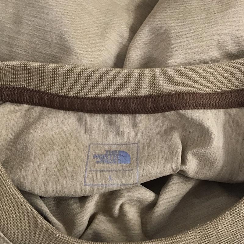 ザノースフェイス THE NORTH FACE Tシャツ 半袖 NT11968 ショートスリーブエアリーポケットティー 半袖Tシャツ クルーネックカットソー L 無地 ベージュ / ベージュ / メンズ USED 古着 中古 10107693